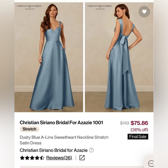 Christian Siriano Dresses & Skirts - Azazie Christian Siriano Bridesmaid Dress